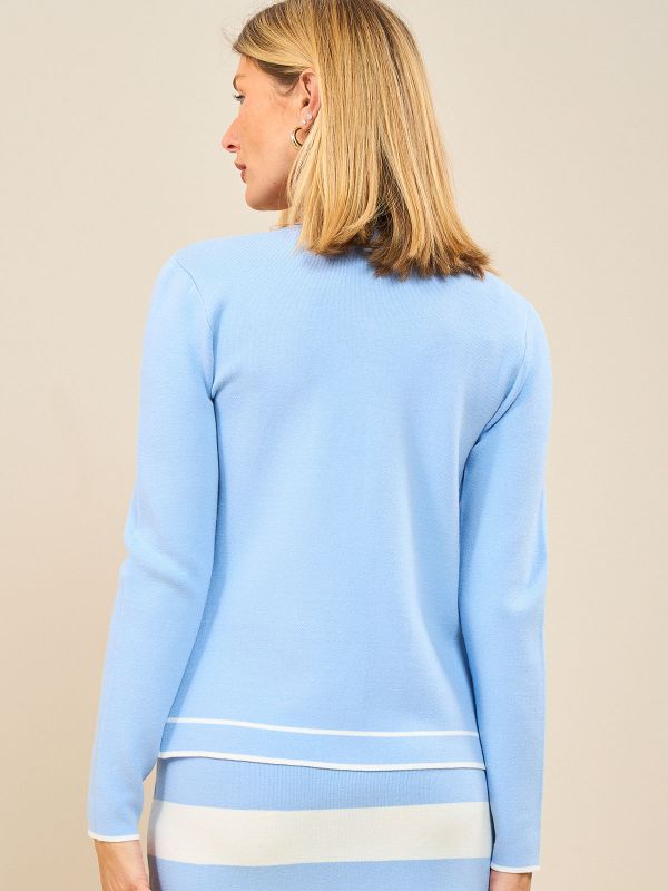 קרדיגן-קצר עם כיסים