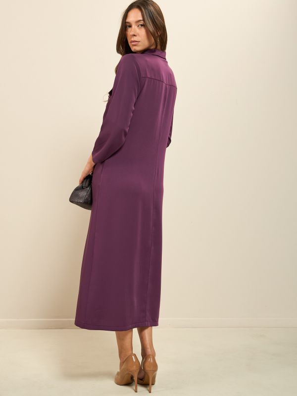 שמלה ארוכה חלקה/מודפסת