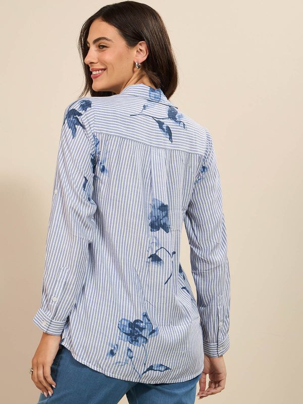 חולצת פסים הדפס