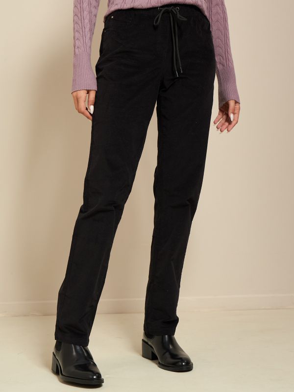 מכנסי קורדורוי עם גומי