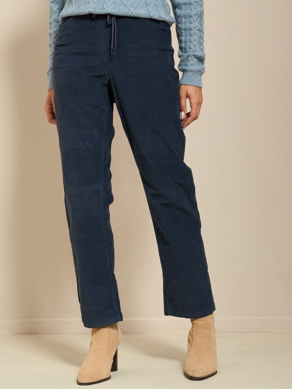 מכנסי קורדורוי עם גומי