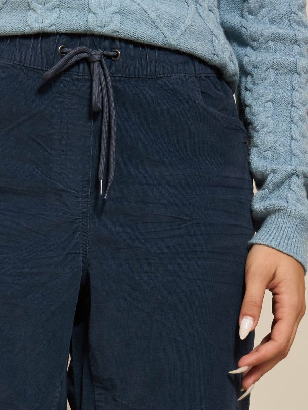 מכנסי קורדורוי עם גומי