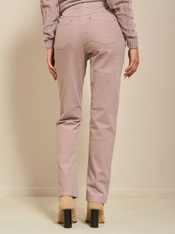 מכנסי קורדורוי עם גומי