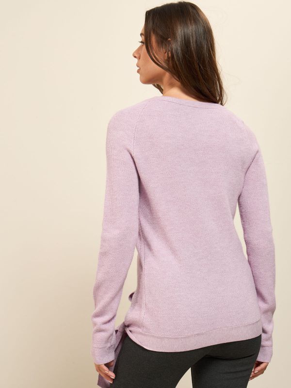 סריגי רגלן עם קשירה