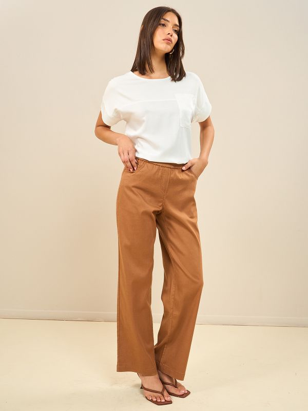 מכנסי טנסל עם גומי