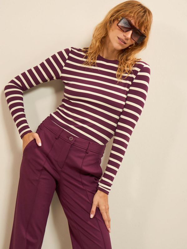 חולצת טי פסים