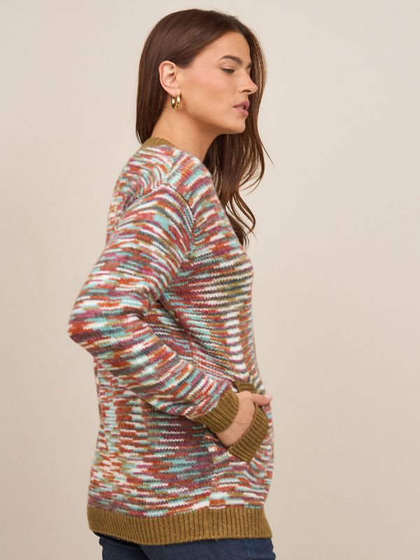 קרדיגן מולטי קולור