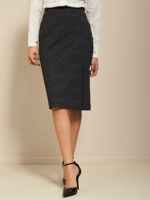 חצאיוית ג’רסי מודפס