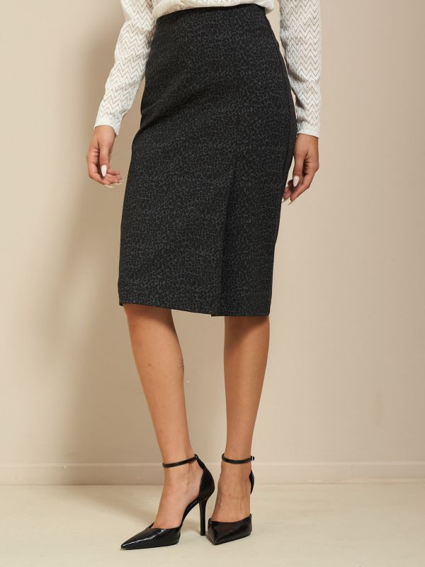 חצאיוית ג’רסי מודפס