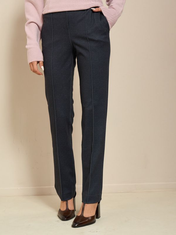 מכנסי ג’רסי מודפס עם גומ