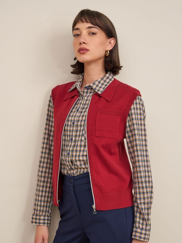 קרדיגן בלי שרוולים