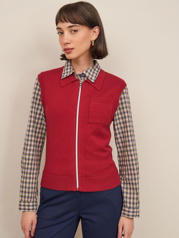 קרדיגן בלי שרוולים