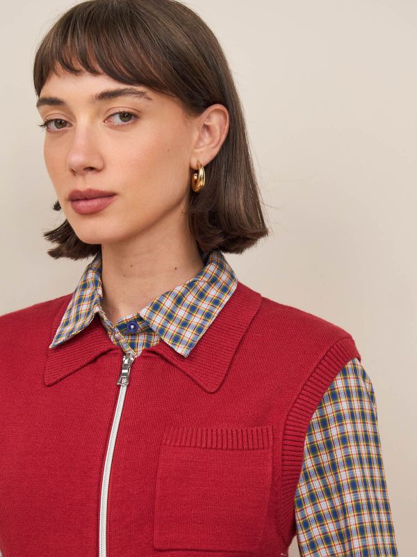 קרדיגן בלי שרוולים