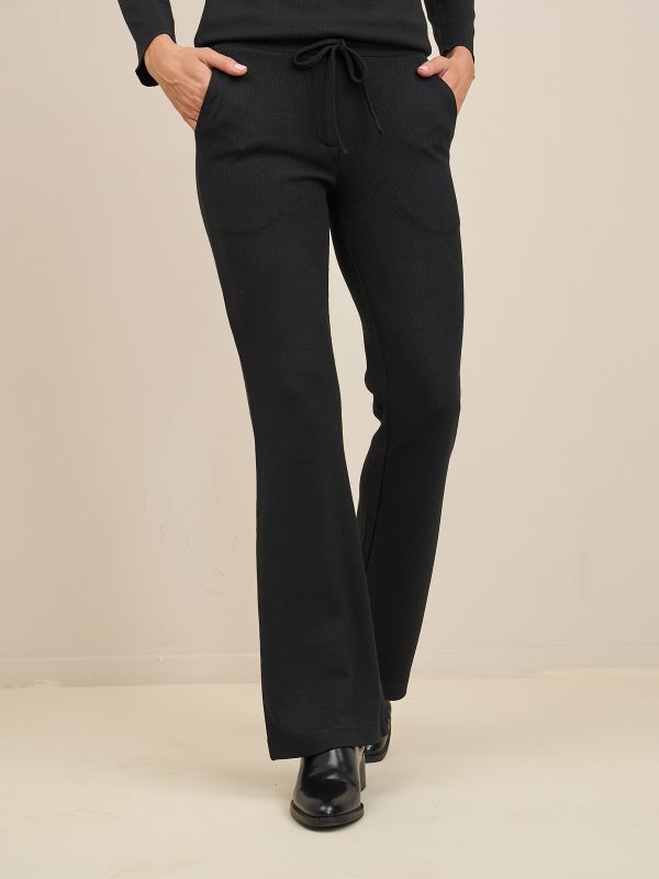 מכנסי סריג עפ קשירה