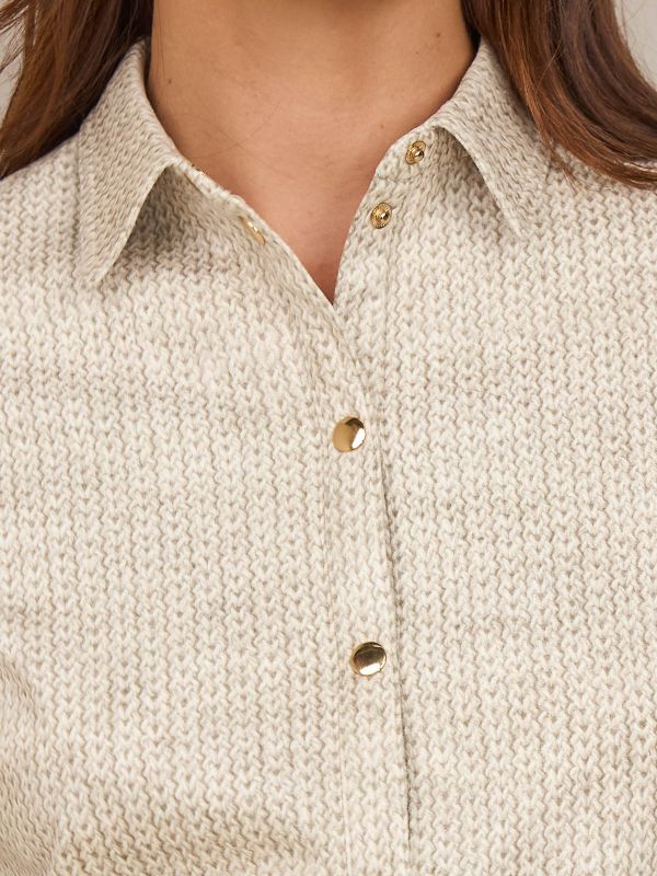 חולצת סווד מודפסת