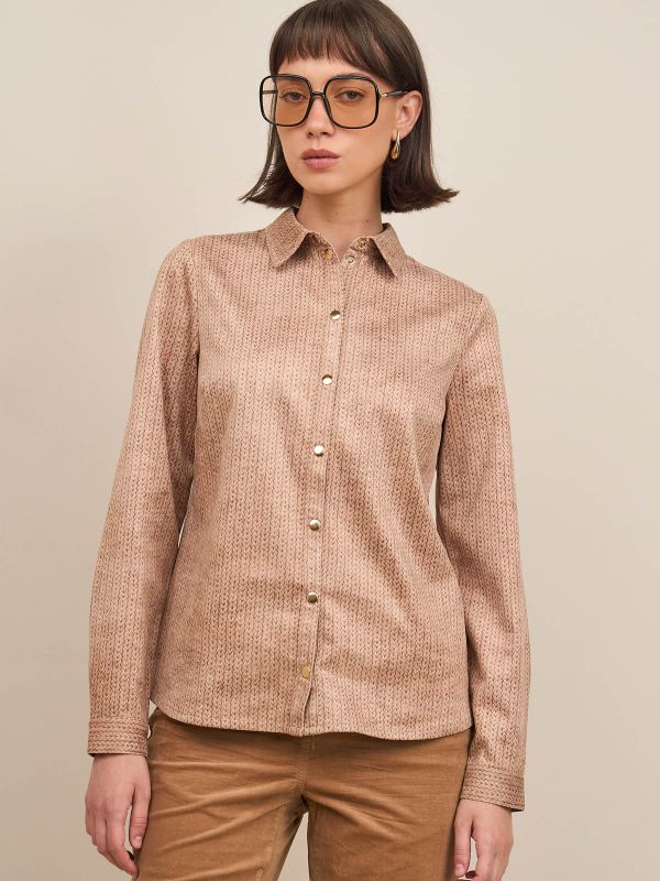 חולצת סווד מודפסת