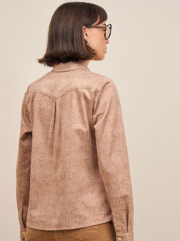 חולצת סווד מודפסת