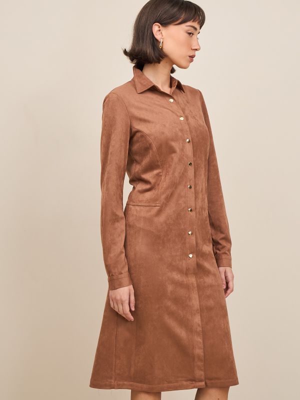 שמלות סווד עם כפתורים