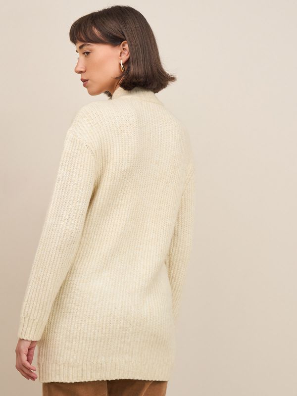 קרדיגן- גולף עם רוכסן