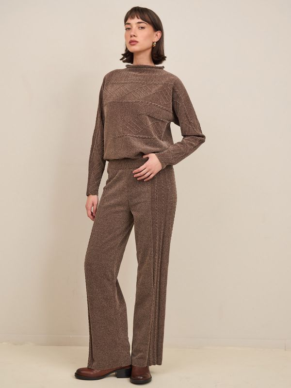 מכנסי סריג שניל