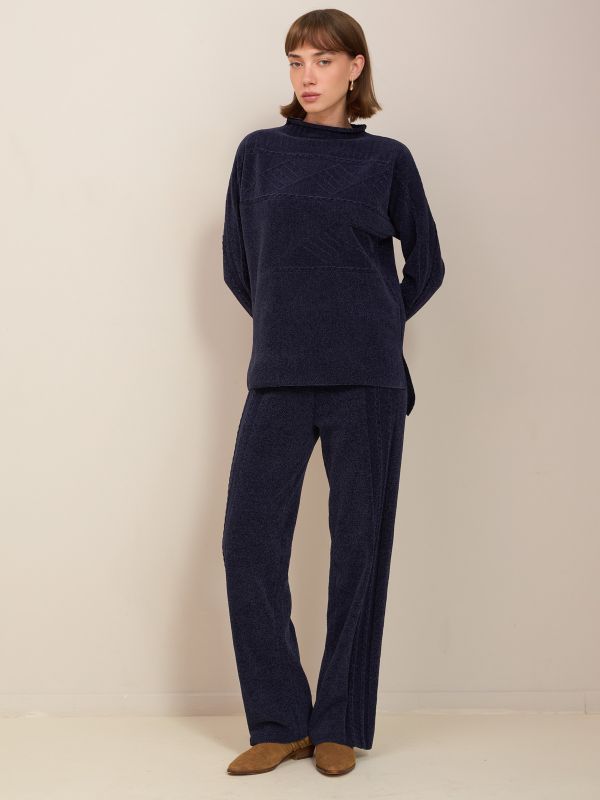 מכנסי סריג שניל