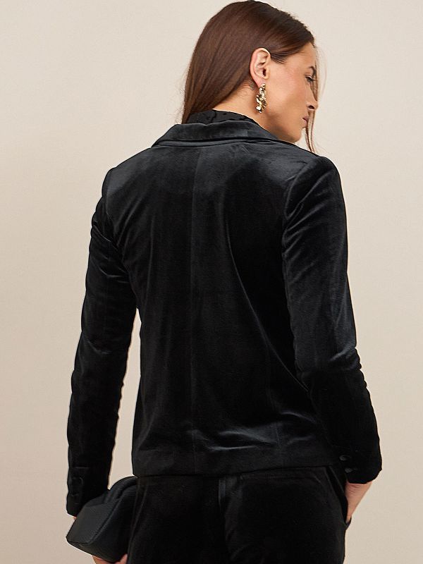 ז’קט קטיפה מחויט