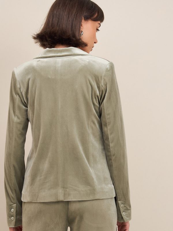 ז’קט קטיפה מחויט