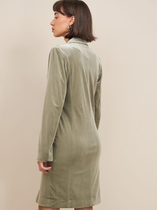 שמלת  קטיפה מעטפה