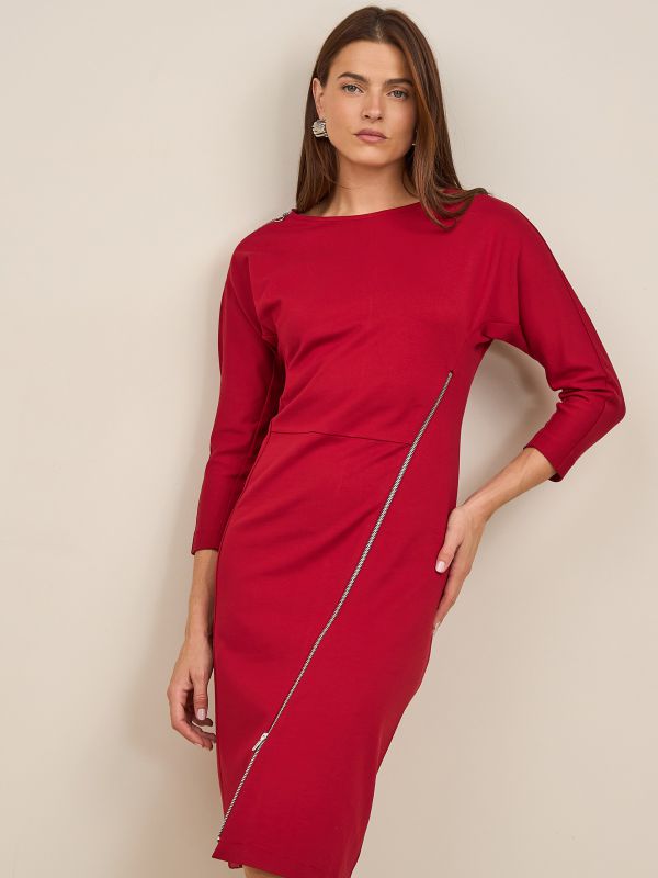 שמלת גר’סי ורוכסנים