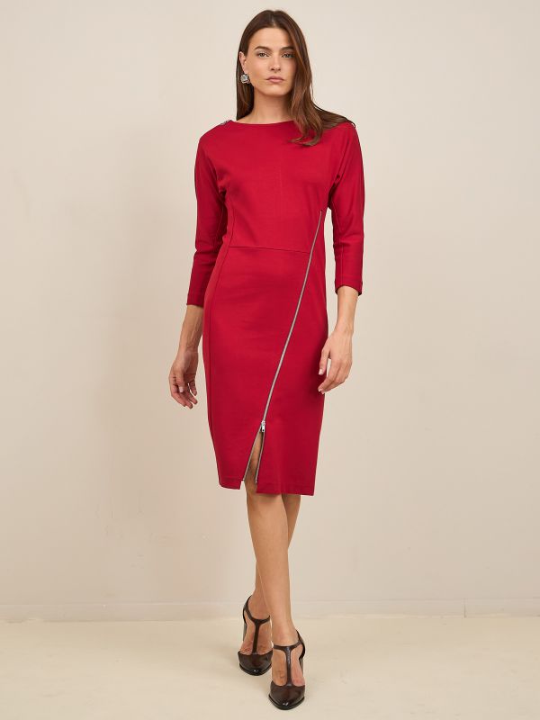 שמלת גר’סי ורוכסנים