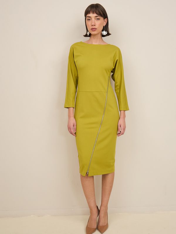 שמלת גר’סי ורוכסנים