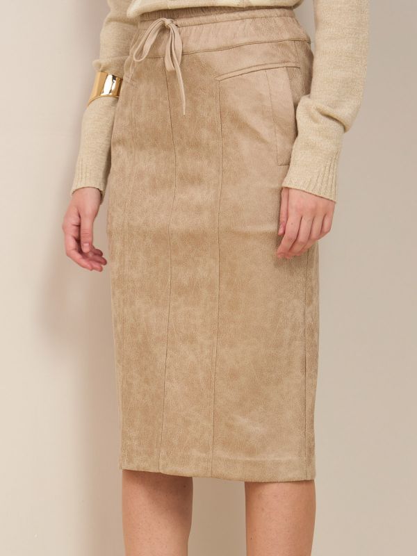 חצאית דמוי עור