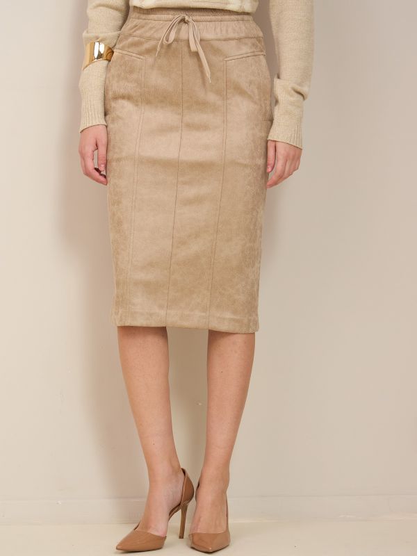 חצאית דמוי עור