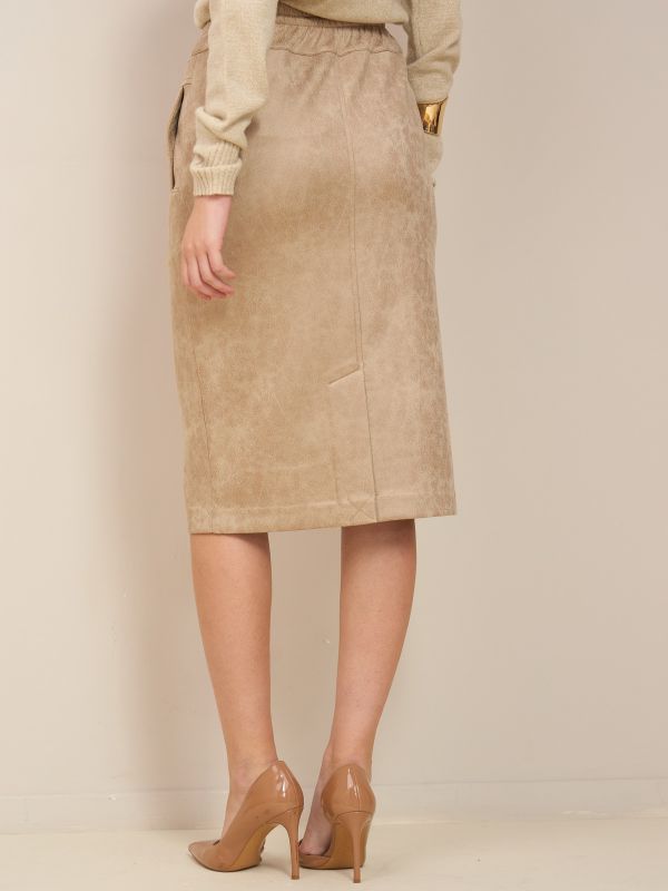 חצאית דמוי עור