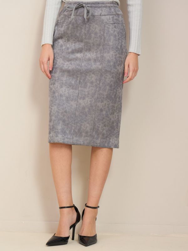 חצאית דמוי עור