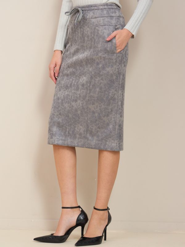 חצאית דמוי עור