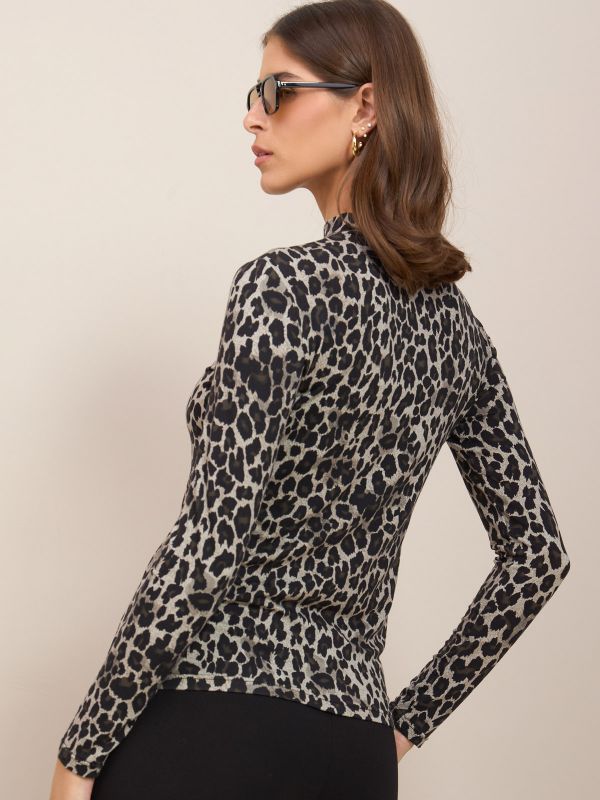 טישרט מודפסת נמר