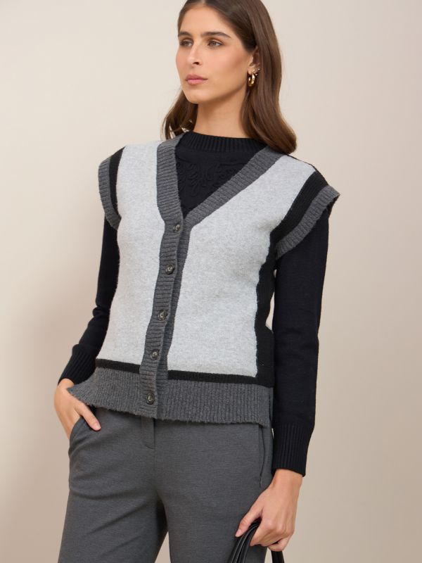 קרדיגן בלי שרוול