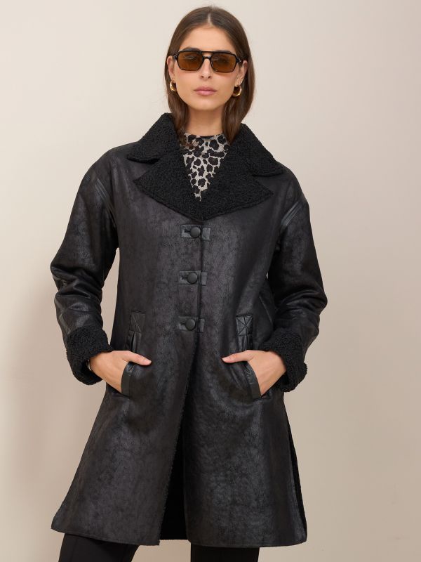 מעיל פרווה ארוך