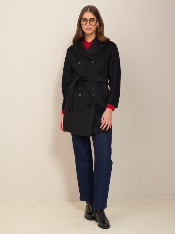 מעיל דמוי צמר רגלן