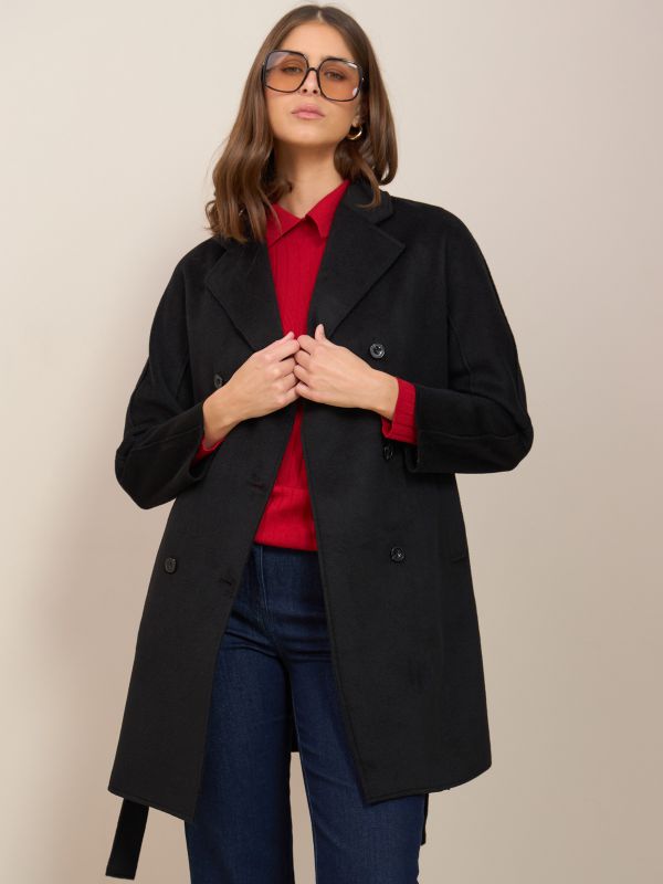 מעיל דמוי צמר רגלן