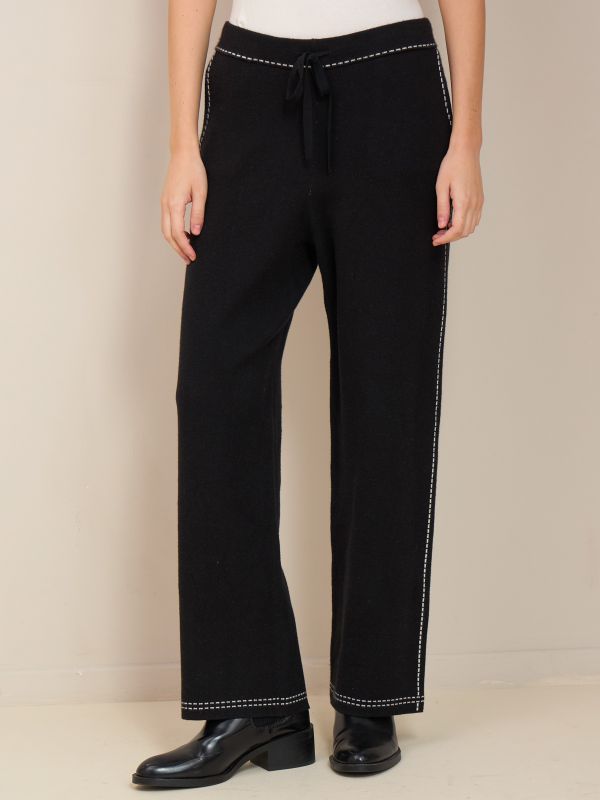 מכנסי סריג תיפורים