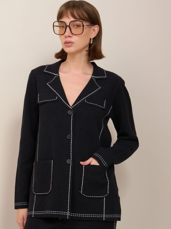 קרדיגן-ג’קט סריג  תיפורים