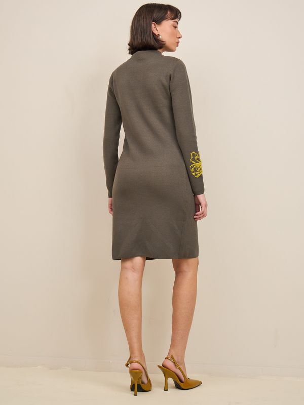 שמלת סריג פרח