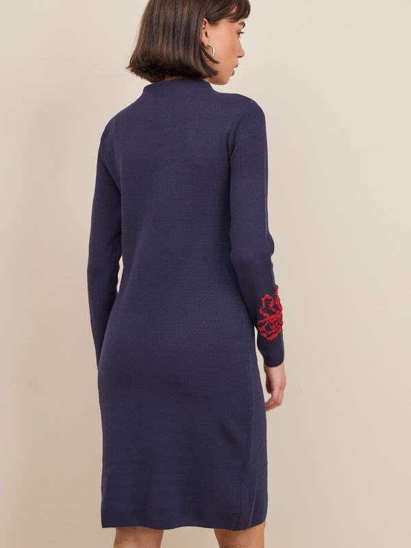 שמלת סריג פרח