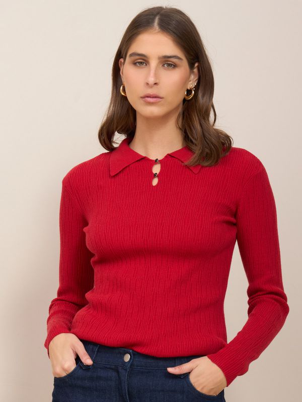 סריג ריב עם צווארון