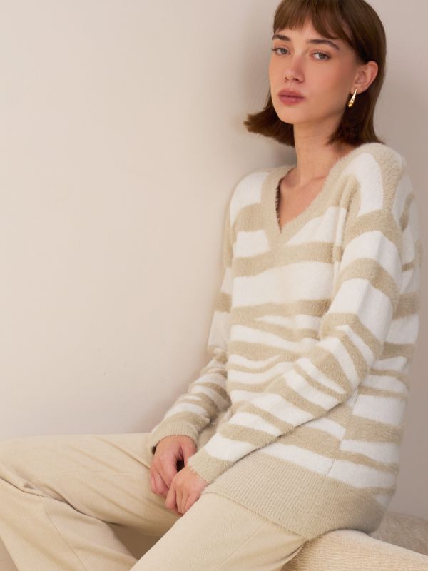 סריגי ג’קארד זברה