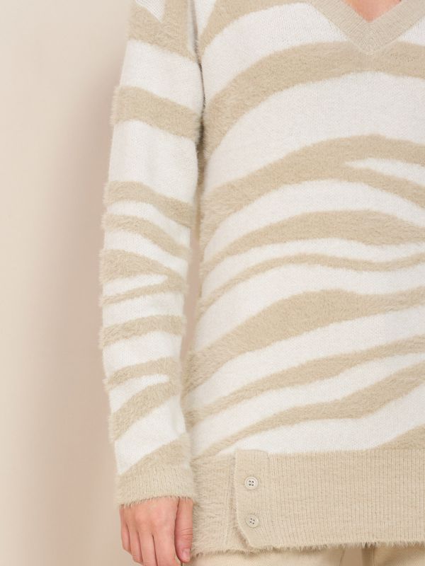 סריגי ג’קארד זברה