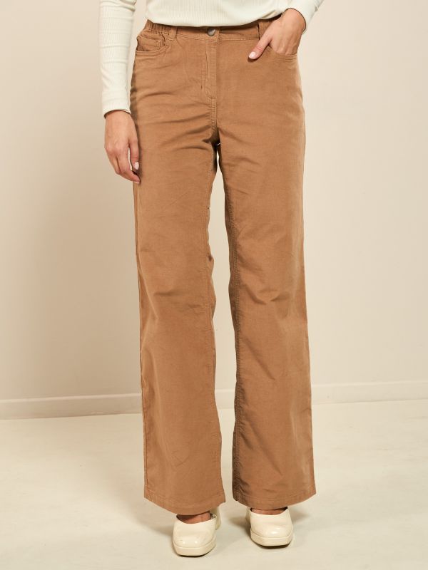 מכנסי קורדרוי מתרחבים