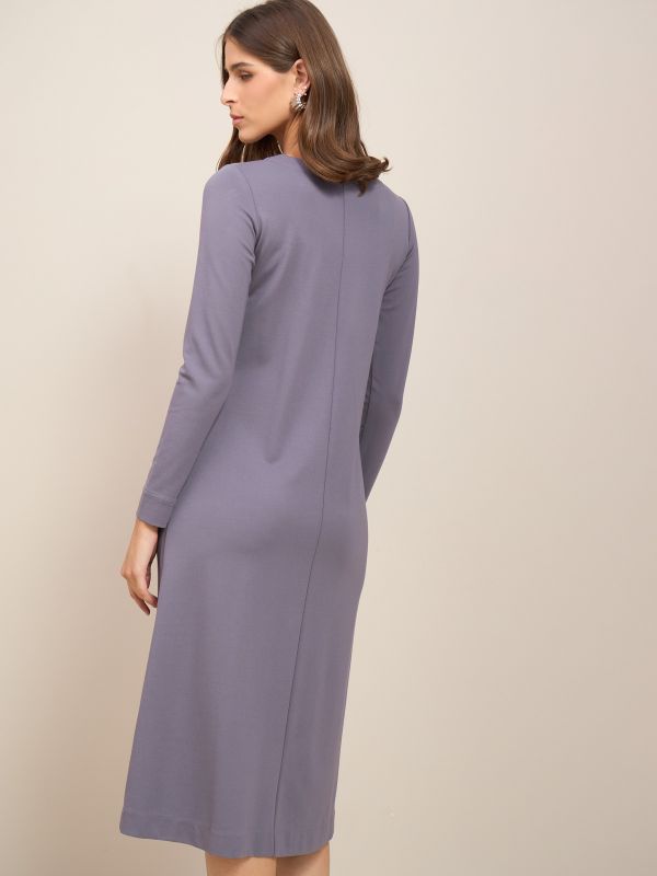 שמלת ג’רסי מאובזרת